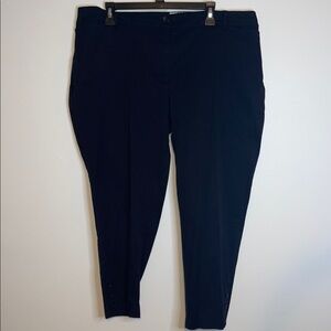 Talbots Perfect Crop Black Size 18W